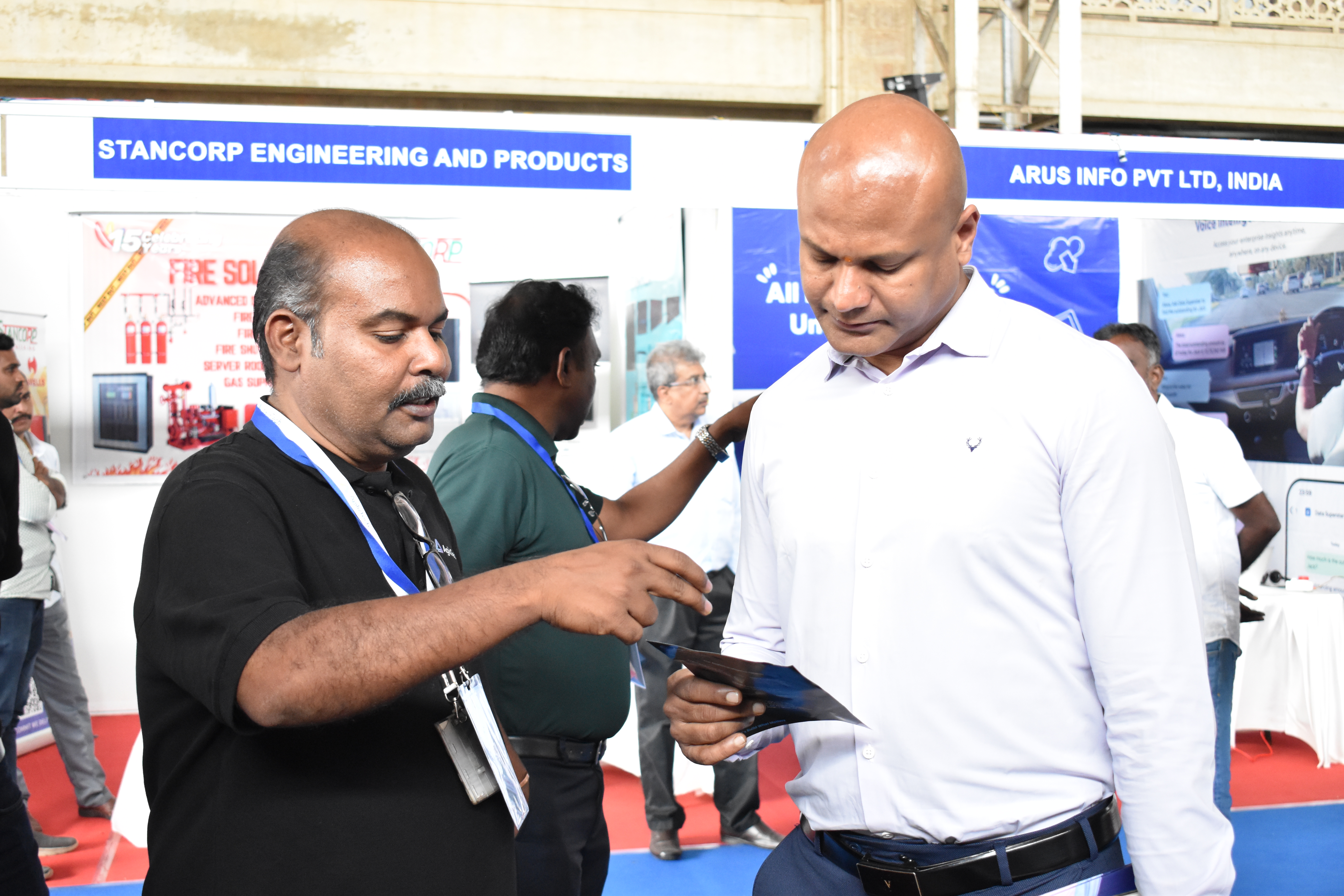 AgilizTech team members at industry conference showcasing innovative solutions