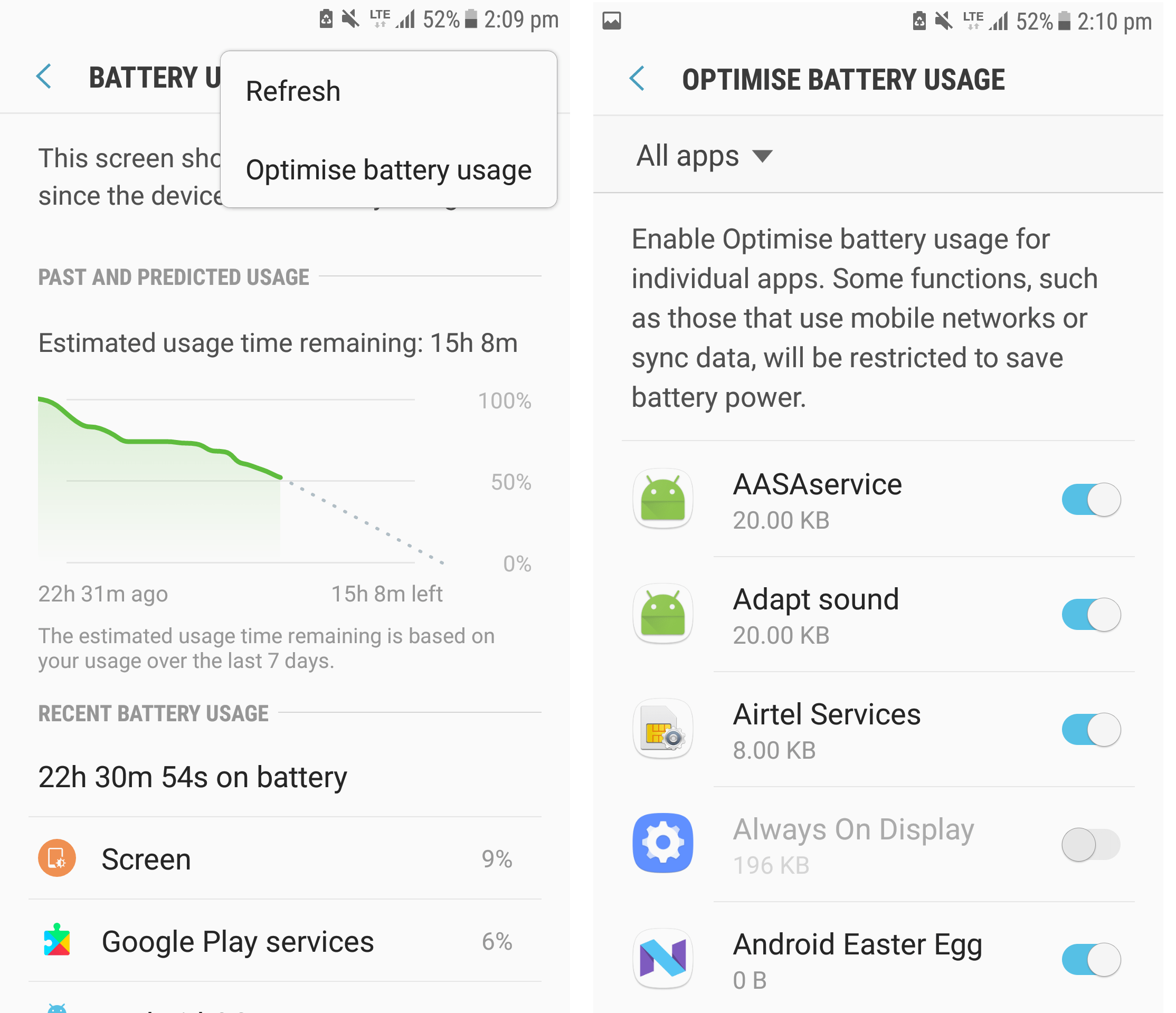 Android Nougat - Doze on the go
