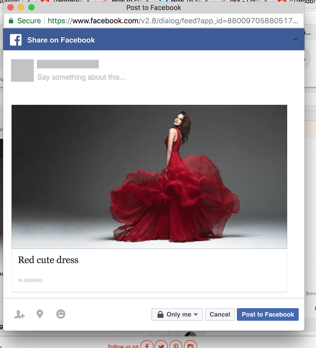AngularJS Social Share issue