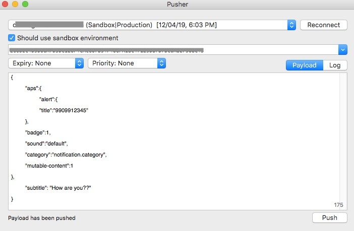 Notification Content in iOS