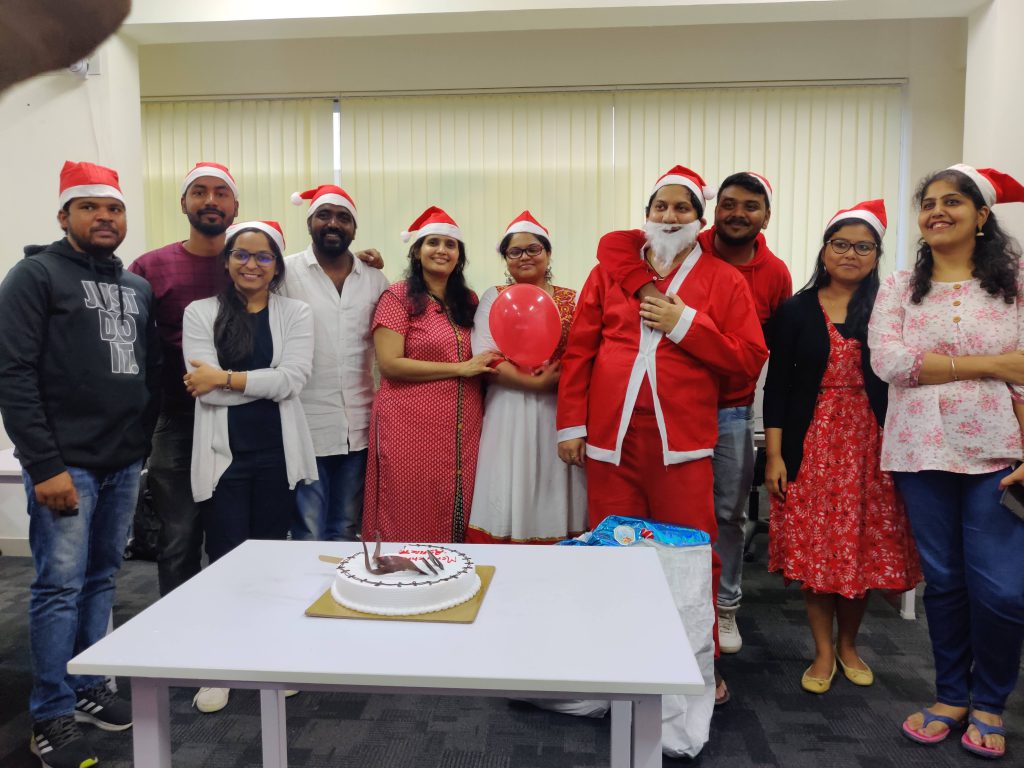 Secret santa for christmas celebration