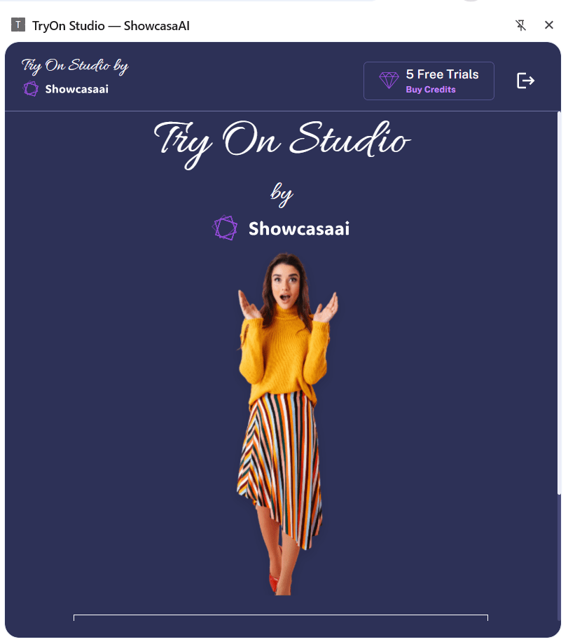 TryOn Studio - ShowcasaAI Home